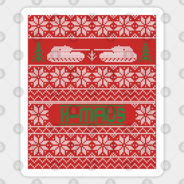 Ugly Christmas Sweater MAUS Magnet by FAawRay